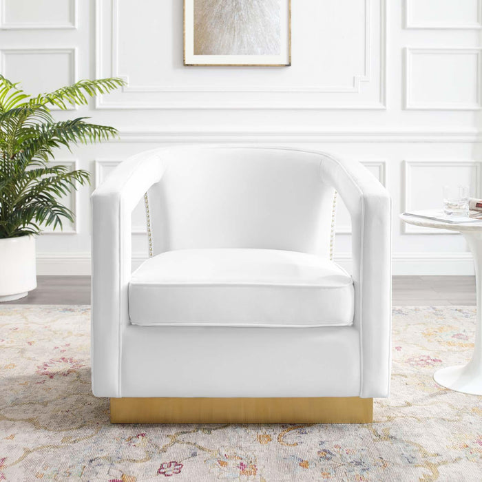 Frolick Performance Velvet Armchair