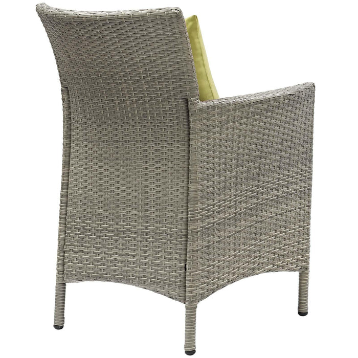 Conduit Outdoor Patio Wicker Rattan Dining Armchair