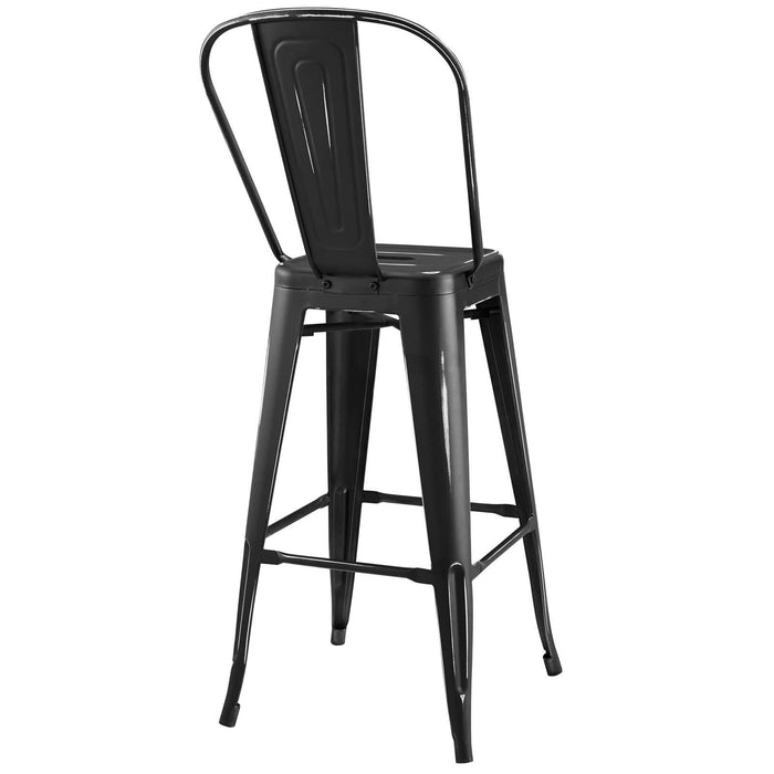 Promenade Bar Side Stool Metal Set of 4