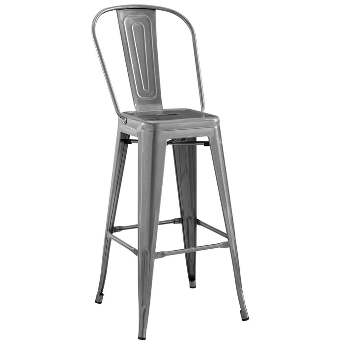 Promenade Bar Side Stool Metal Set of 4