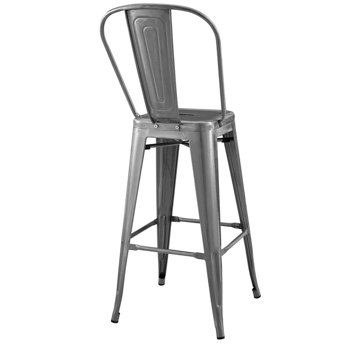 Promenade Bar Side Stool Metal Set of 4