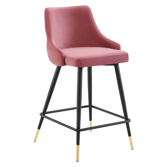 Adorn Performance Velvet Counter Stool image