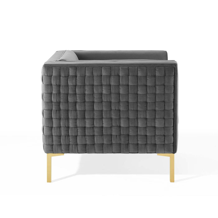 Resonate Performance Velvet Armchair