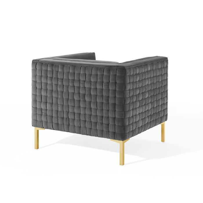 Resonate Performance Velvet Armchair