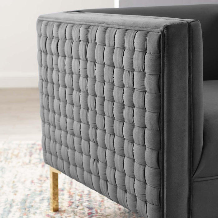 Resonate Performance Velvet Armchair