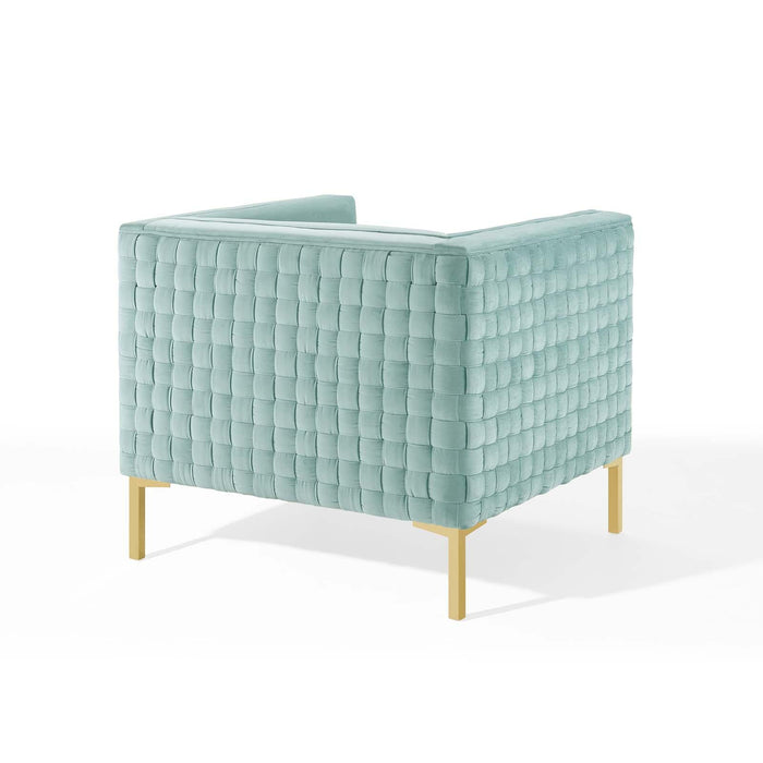 Resonate Performance Velvet Armchair