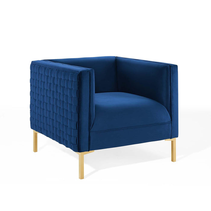 Resonate Performance Velvet Armchair