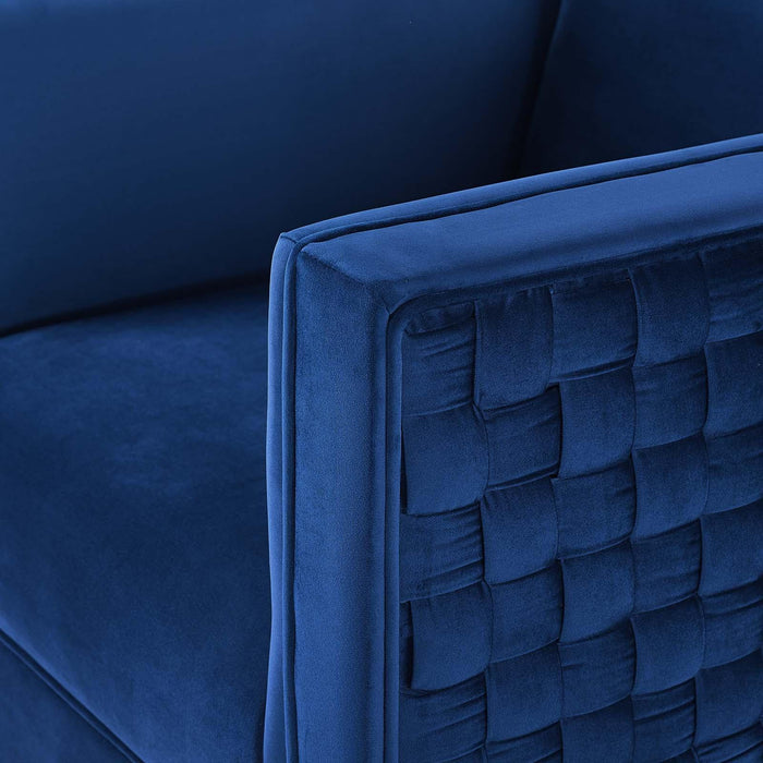 Resonate Performance Velvet Armchair