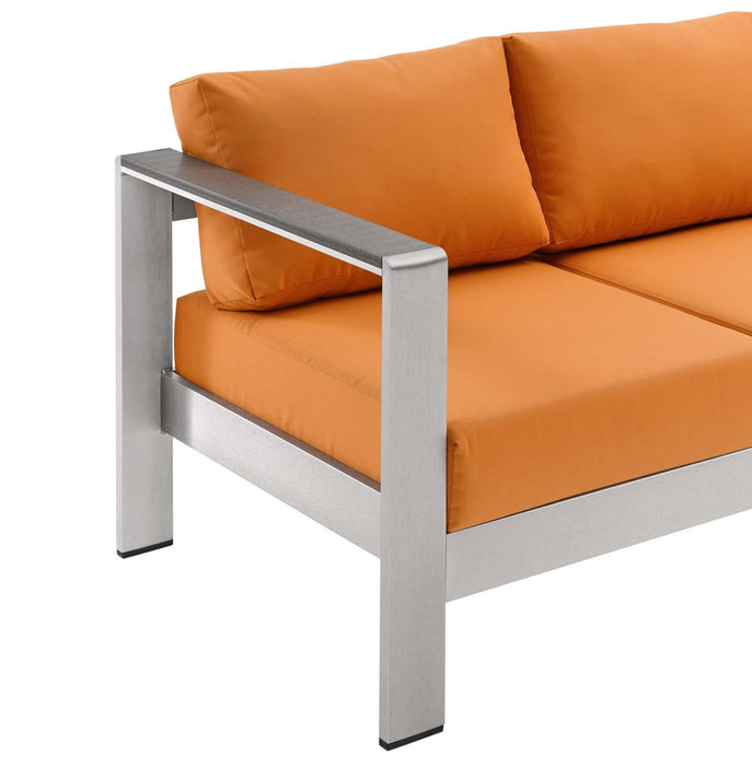 Shore Outdoor Patio Aluminum Sofa