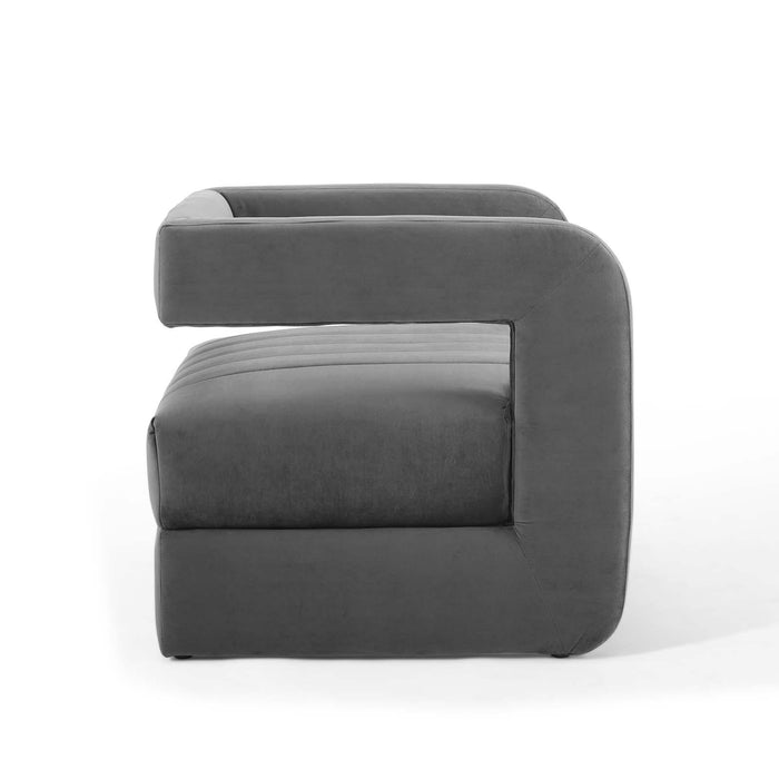 Range Tufted Performance Velvet Accent Armchair