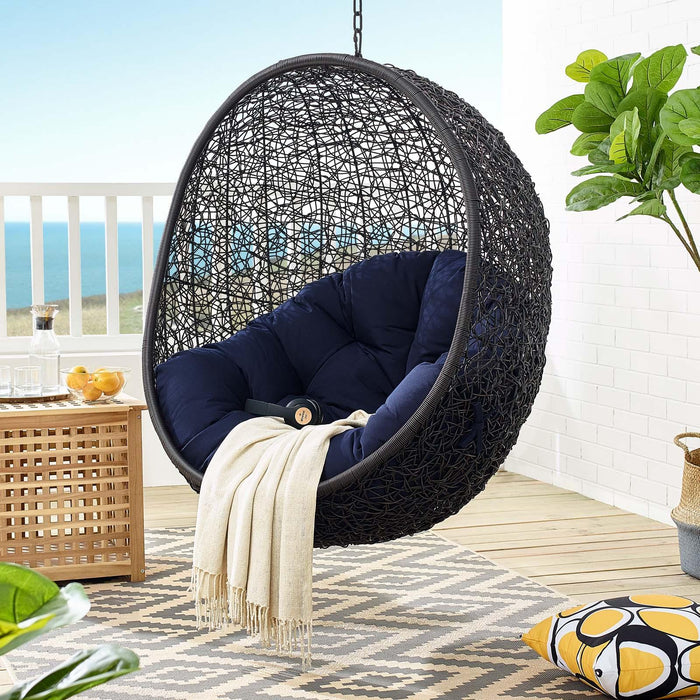 Encase Sunbrella� Swing Outdoor Patio Lounge Chair