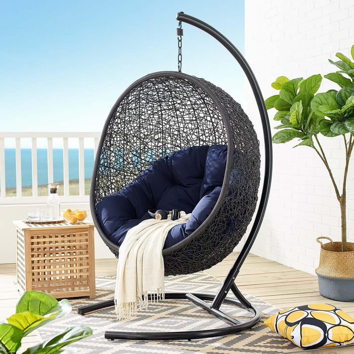 Encase Sunbrella� Swing Outdoor Patio Lounge Chair