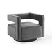 booth-performance-velvet-swivel-armchair