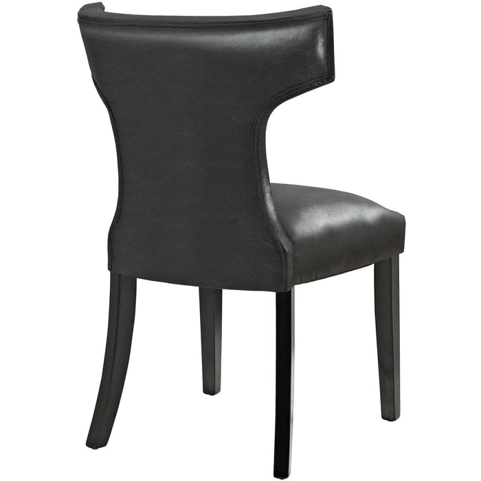 Curve Vinyl Dining Chair