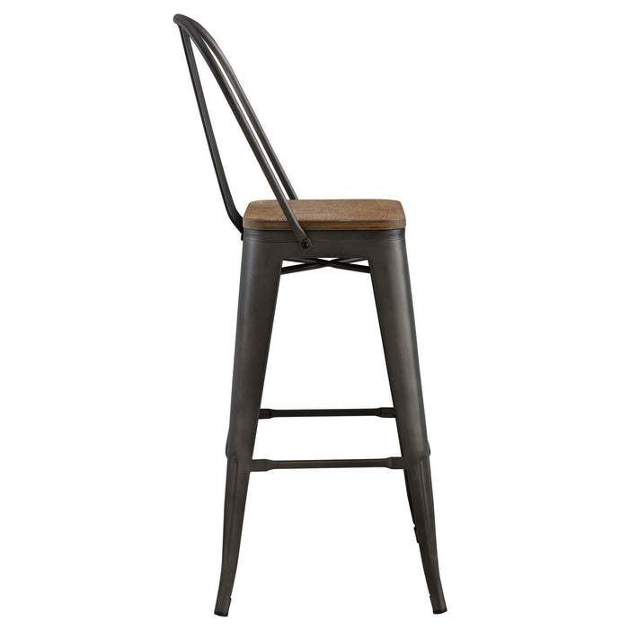 Promenade Bar Stool Metal Set of 4