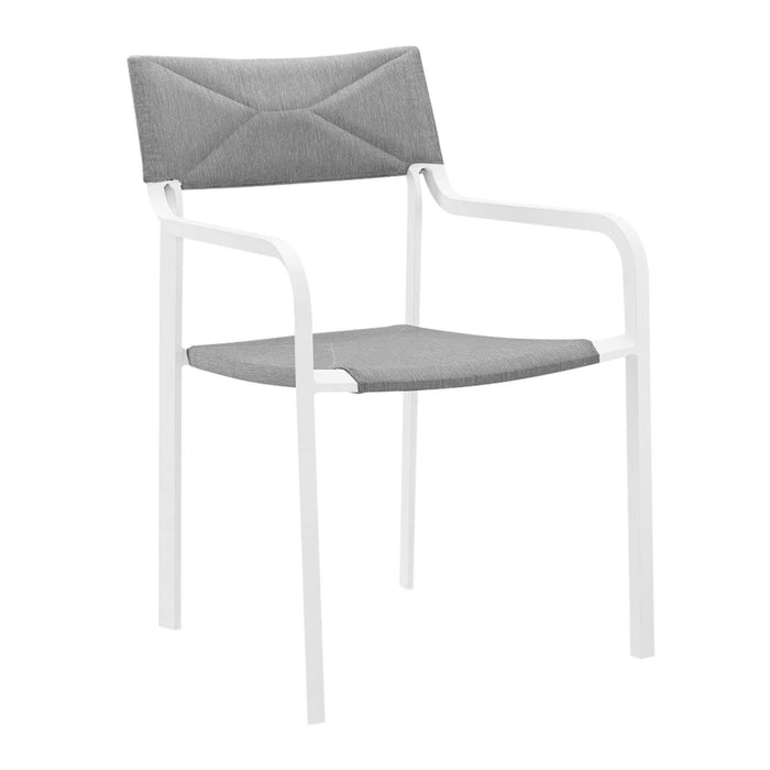 Raleigh Stackable Outdoor Patio Aluminum Dining Armchair image