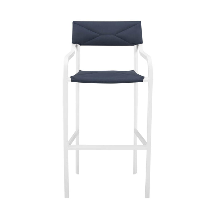 Raleigh Stackable Outdoor Patio Aluminum Bar Stool