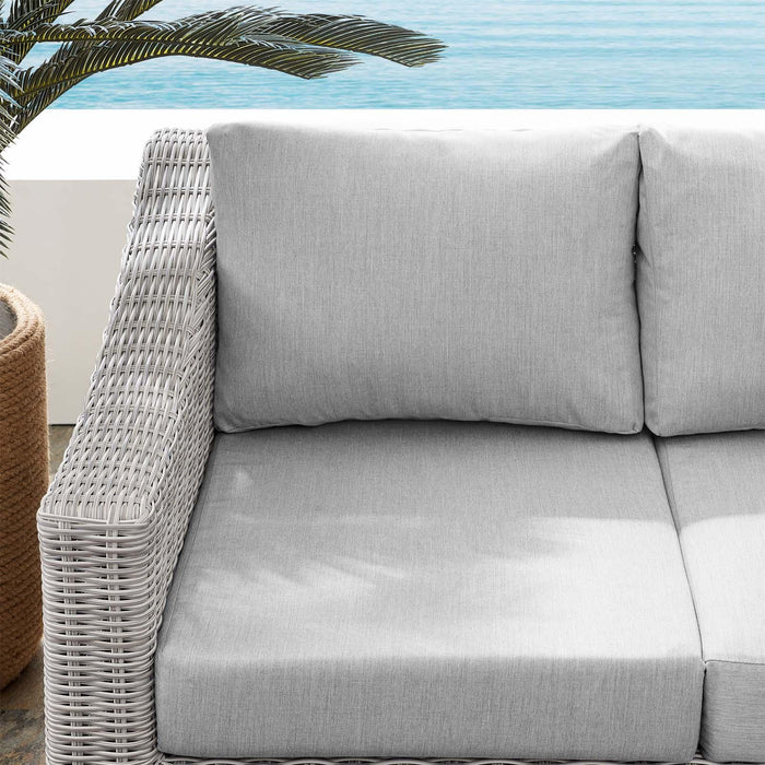 Conway Sunbrella� Outdoor Patio Wicker Rattan Loveseat