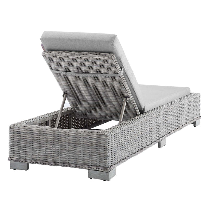 Conway Sunbrella� Outdoor Patio Wicker Rattan Chaise Lounge