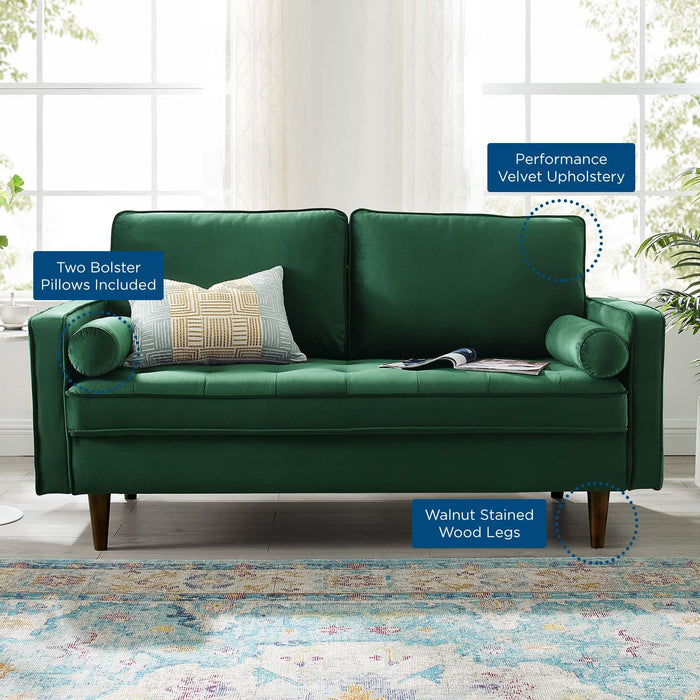 Valour Performance Velvet Loveseat