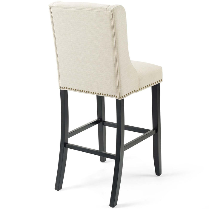 Baron Bar Stool Upholstered Fabric Set of 2