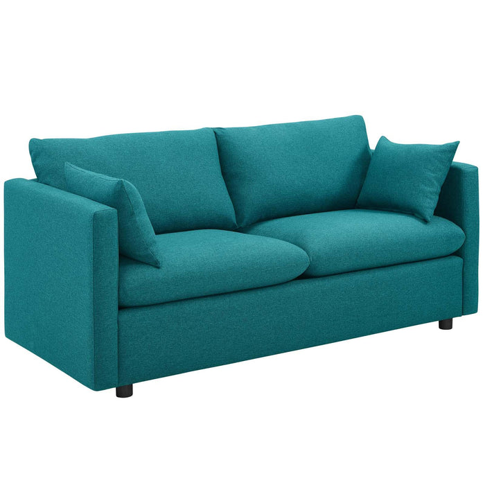 Activate Upholstered Fabric Sofa and Armchair Set