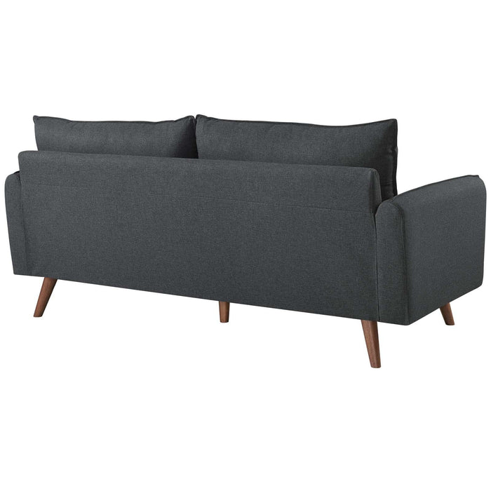 Revive Upholstered Fabric Sofa and Loveseat Set