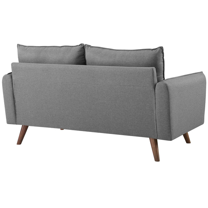 Revive Upholstered Fabric Sofa and Loveseat Set