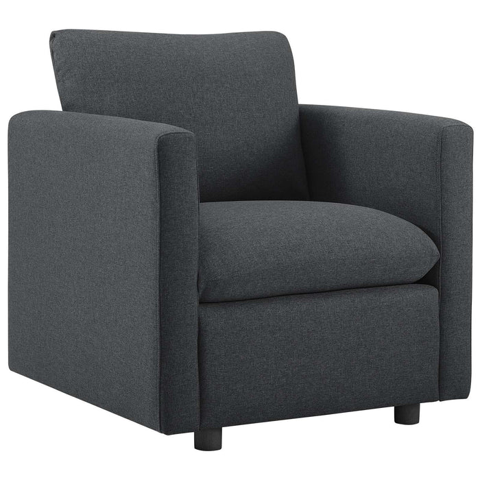 Activate Upholstered Fabric Sofa and Armchair Set