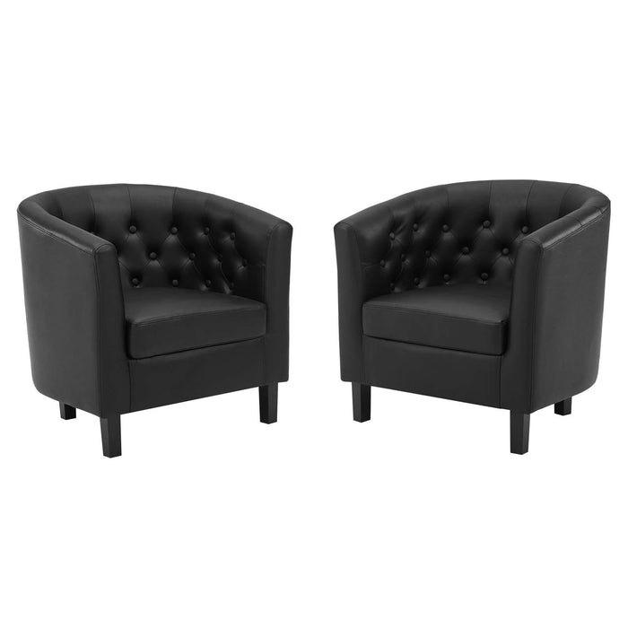 Prospect Upholstered Vinyl Armchair Set of 2 image