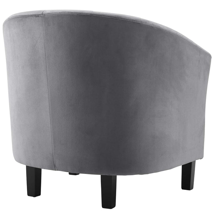 Prospect Channel Tufted Performance Velvet Armchair