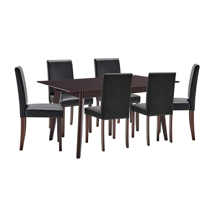 Prosper 7 Piece Faux Leather Dining Set image