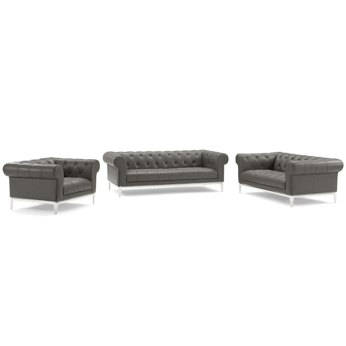 Idyll 3 Piece Upholstered Leather Set image