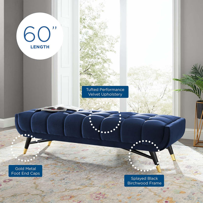 Adept 60" Performance Velvet Bench