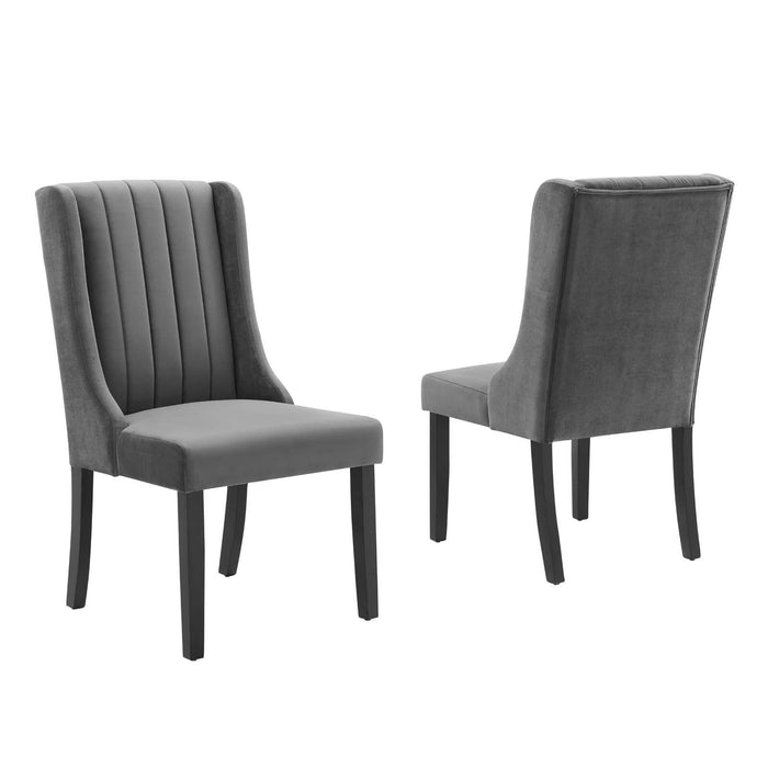 Renew Parsons Performance Velvet Dining Side Chairs - Set of 2 image