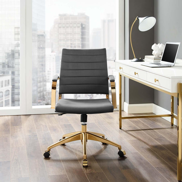 Jive Mid Back Performance Velvet Office Chair