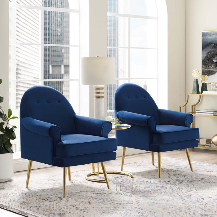 Revive Armchair Performance Velvet Set of 2