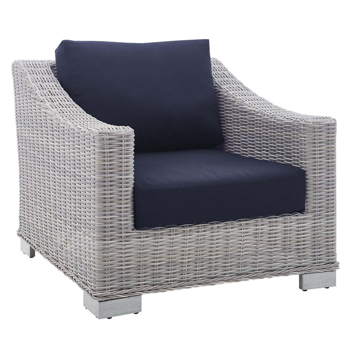 Conway Sunbrella� Outdoor Patio Wicker Rattan Armchair