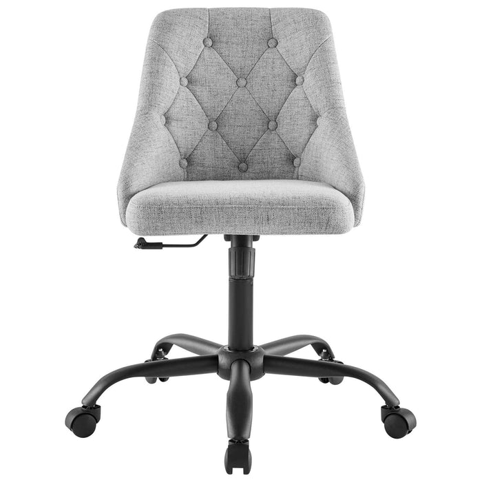 Distinct Tufted Swivel Upholstered Office Chair