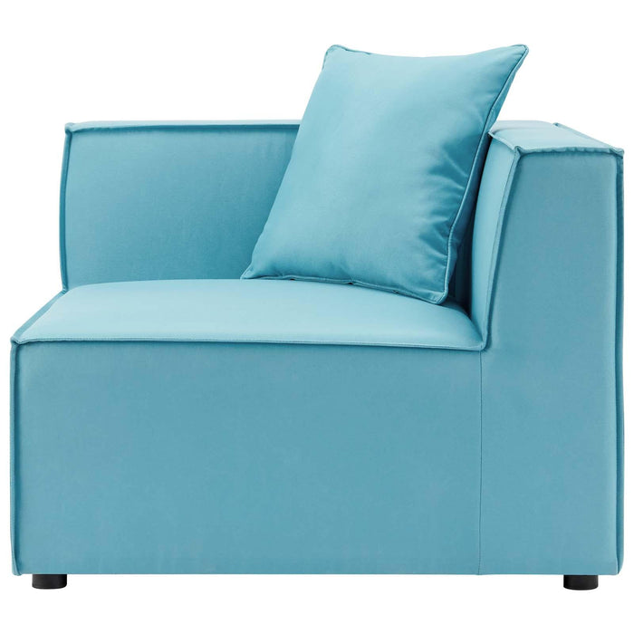 Saybrook Outdoor Patio Upholstered Sectional Sofa Corner Chair