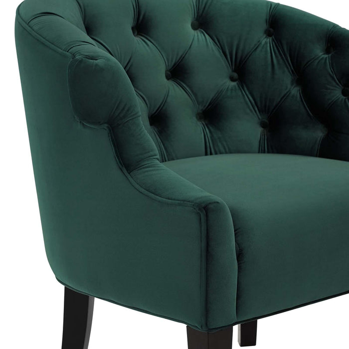 Precept Accent Performance Velvet Armchair