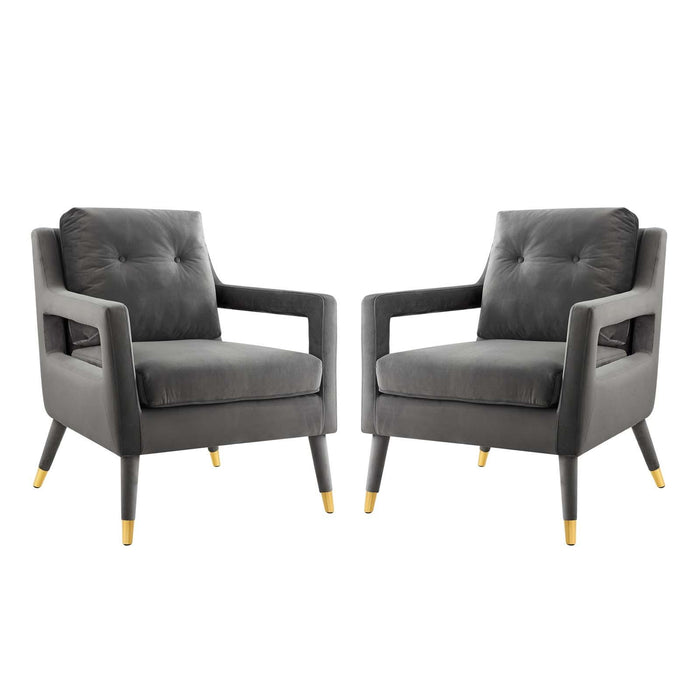 Premise Armchair Performance Velvet Set of 2 image