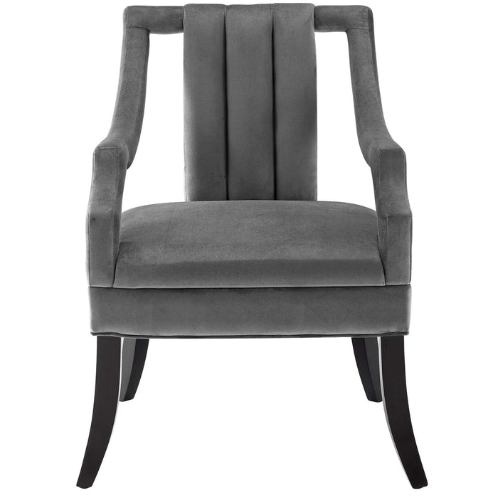 Harken Performance Velvet Accent Chair