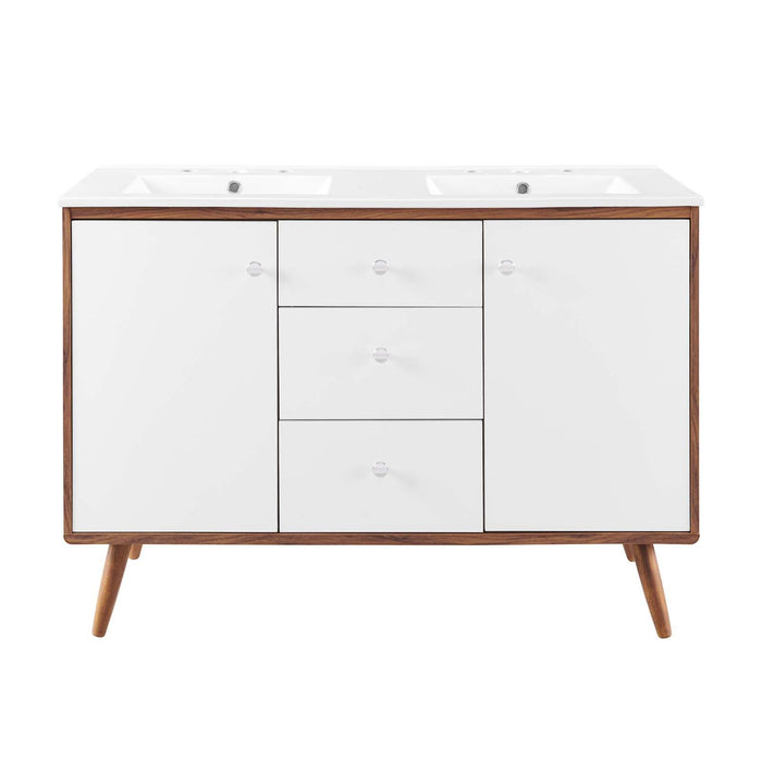 Transmit 48" Double Sink Bathroom Vanity