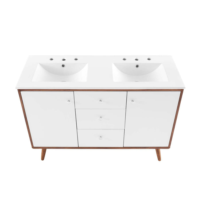 Transmit 48" Double Sink Bathroom Vanity