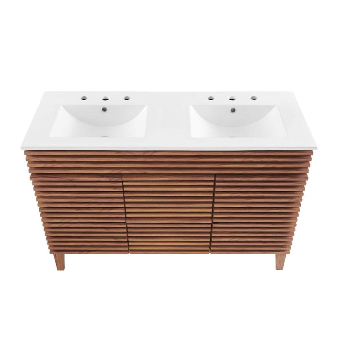 Render 48" Double Sink Bathroom Vanity