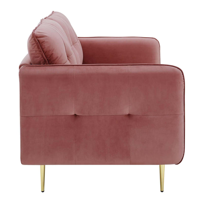 Cameron Tufted Performance Velvet Sofa