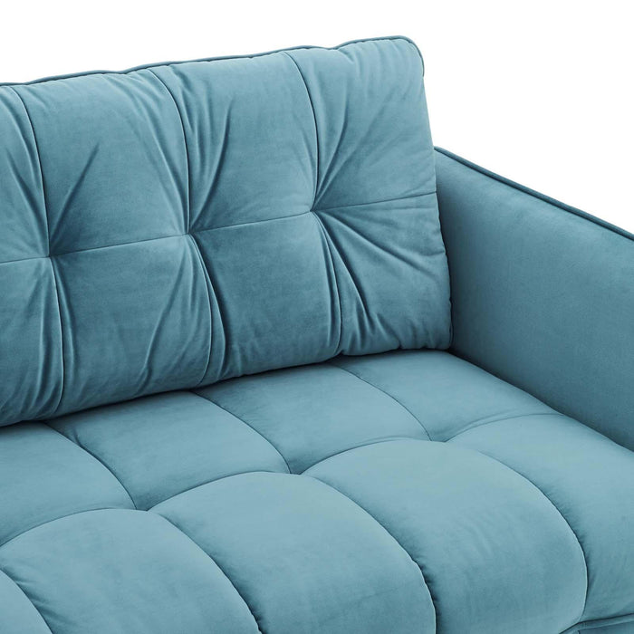 Cameron Tufted Performance Velvet Sofa