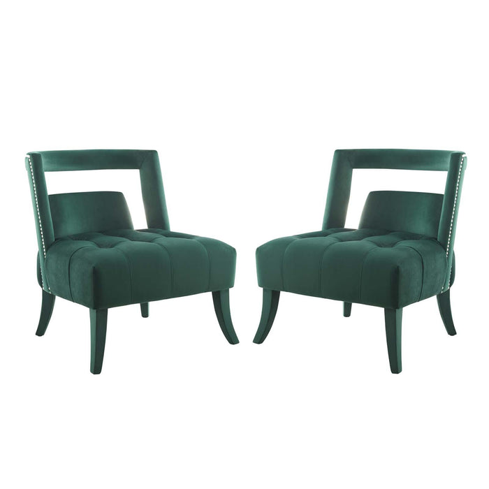 Honor Armchair Performance Velvet Set of 2 image