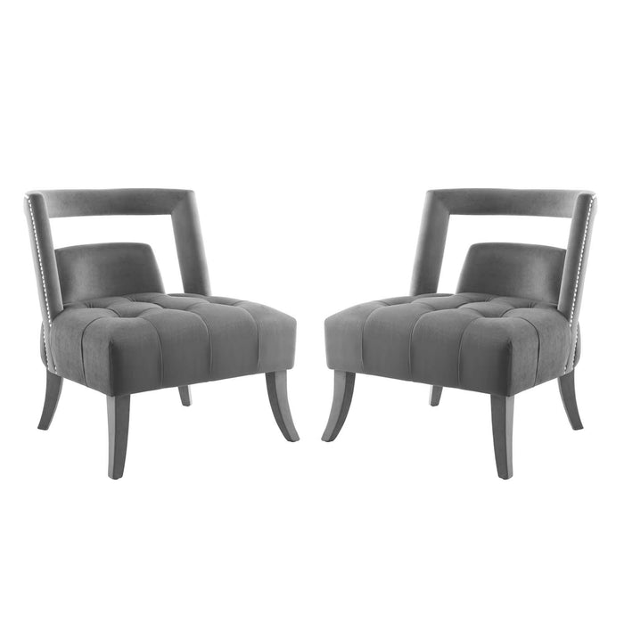 Honor Armchair Performance Velvet Set of 2